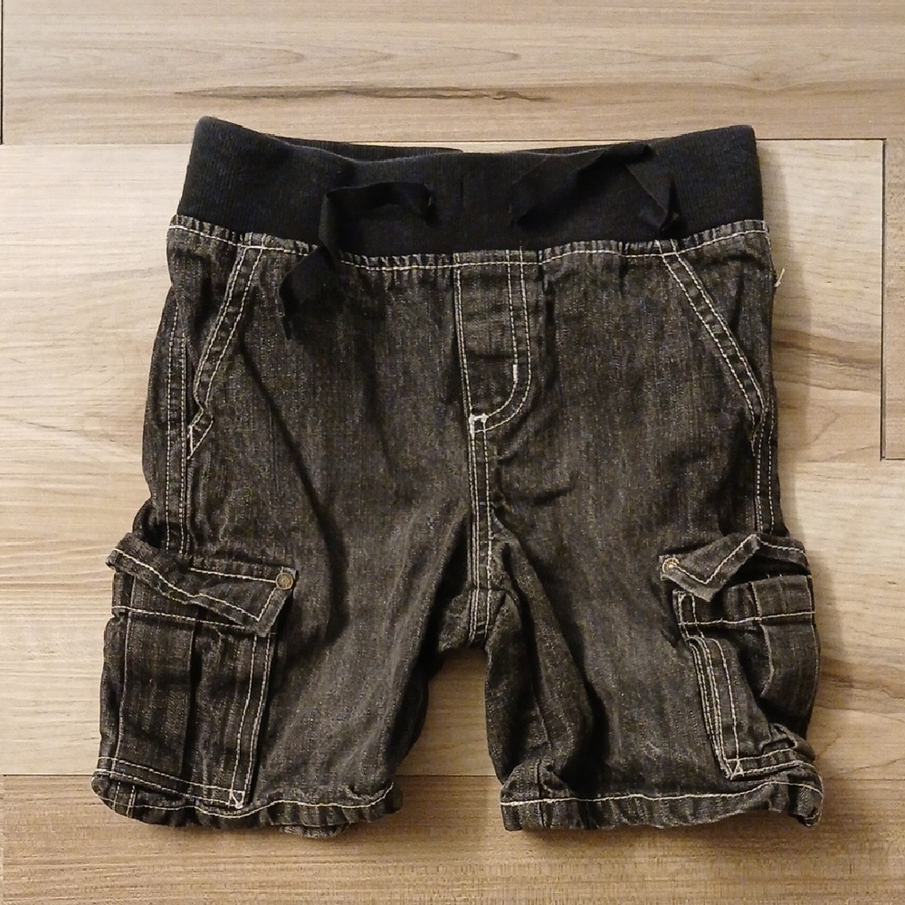 Gymboree Charcoal Cargo Shorts Vintage Size 3T (F)